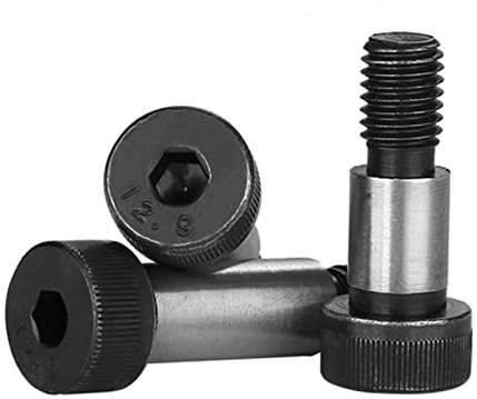 Verbindungsschraube, Metalldübel, 5 Stück M6 M8 M10 M12 Gewinde 12,9 legierter Stahl mit Innensechskant, Schulterschraube, Verschlussschraube, Schaft (Farbe: 30 mm, Größe ( Color : 50mm , Size : D8 M6