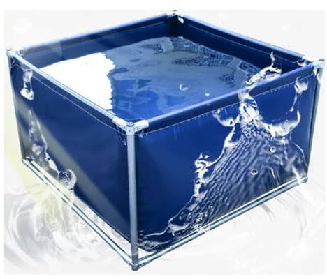Piscine Fuori Terra, Laghetto Per Pesci In Tela Serbatoio D'acqua, Piscina Per Famiglie Molto Spesso, Acquario Supporto Pieghevole Serbatoio D'acqua, La Dimensione Può Essere Personalizzata(300x200x60