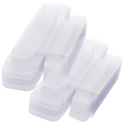 OGANAZI 120 Stück 1/64 Maßstab Fahrzeug Modell Auto Vitrinen Organizer Box PVC Transparente Box Vitrine Ausstellungsbox für Modellauto Staubdichte Schutzbox Vitrine für Actionfiguren Sammlerstücke