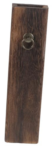 ORFOFE Holz Wand Pflanzer Mit Filigranem Design Für Pflanzen Und Blumen Wandmontage Vase Aus Holz Für Zuhause Büro Oder Hotel Langlebig Und Dekorativ