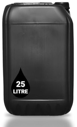 25L Water Container JERRY CAN - UN Approved Stackable Bottle Canister Drum + Tamper Evident Cap | Perfect for Storage of Water Liquids Waste | Food Grade HDPE