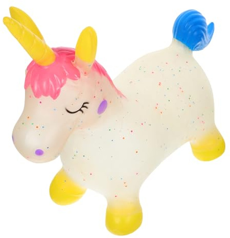 INOOMP Gonfiabile Unicorno Per Saltellante Per e Equilibrante Per Sviluppo Motorio e Divertimento All