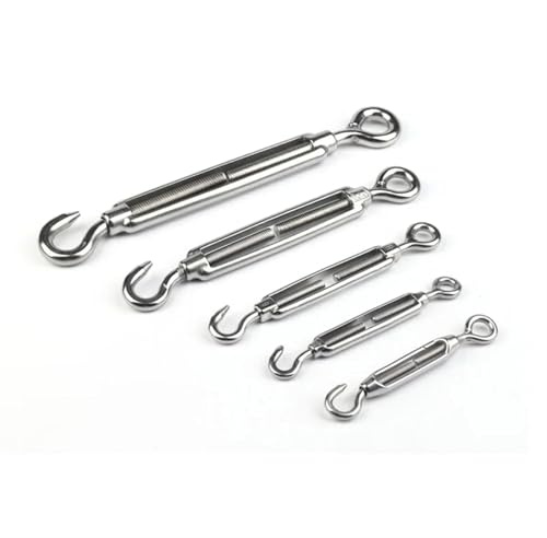 Tensionatore per Filo Tenditore for filo tenditore for da giardino for in acciaio inossidabile for corda in Vite for sospesa Tensione di serraggio regolabile(M8)