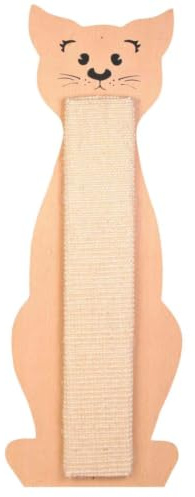 TRIXIE 43161 Kratzbrett Katze, Sisalteppich, Katzenminze, 21 × 56 cm, Natur/beige