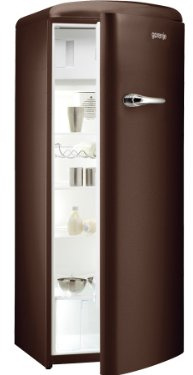 Gorenje Réfrigérateur/A + +/196 kWh/an/partie : 255 L/congélateur Partie isotherme : 26 l/Dark Chocolate/chaleur tournante de Système de refroidissement avec fonction Quick Cooling/Butée de porte à droite chocolat noir
