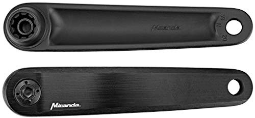 Miranda Double Diamond-Kurbel-Set, Schwarz, Unisex, Erwachsene, 170 mm