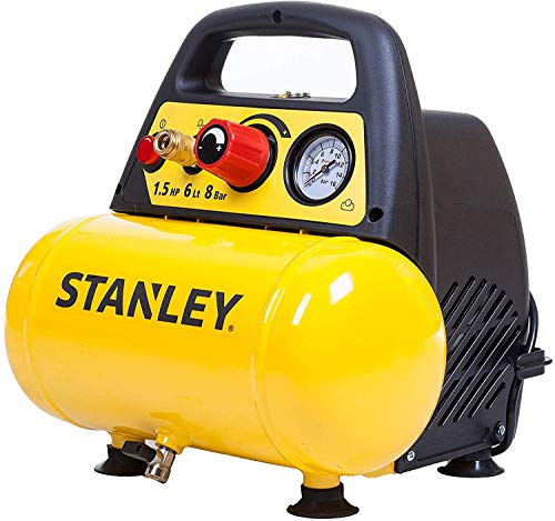 D 200 Compresor de 6 litros 1,5 HP, presión máxima 8 bar/116 PS + Kit 6