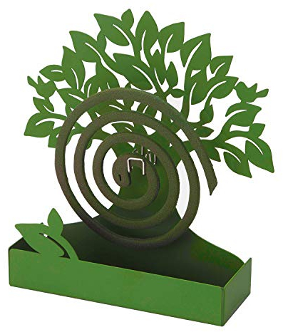 Porta Zampirone in Metallo Albero Verde. Portazampirone da interno o da esterno 17X5X17.5cm