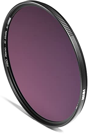 NiSi - 82mm ND Filter, Circular HUC PRO Nano IR ND1000, 10-Stop, 3.0 Density, Neutral Density Camera Lens Filter, Nano Coating, IR Reduction, Aluminum Frame, Long-Exposure and Landscape Photography