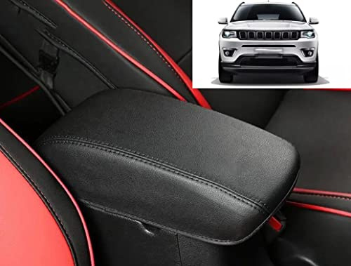 Copertura Del Bracciolo Centrale Pelle Per Compass 2017 2018 2019 2020 Pad Console Centrale Protettore Custodia Protettiva Accessori Auto
