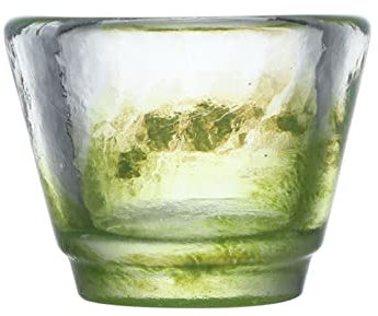 HEGZA Kerzenhalter Kreativer Kerzenhalter aus Glas, einfache Retro-grüne Kerzenständer-Tischdekoration Kerzenhalter für Zuhause