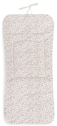 Interbaby - Universelle, wendbare Sitzauflage für Kinderwagen aus der Don Algodón-, Vichy Rosa- oder Blumenkollektion, Sommerkissen für Kinderwagen und Autositz.