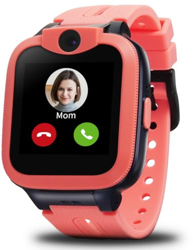 Easyfone Trackino KW2 Smartwatch für Kinder, Telefonuhr 4G mit Telefonanruf, Nachrichten, Eltern-App, SOS-Funktion, Kinder-GPS-Uhr mit Echtzeit-Ortung und Wasserdichtigkeit IP68