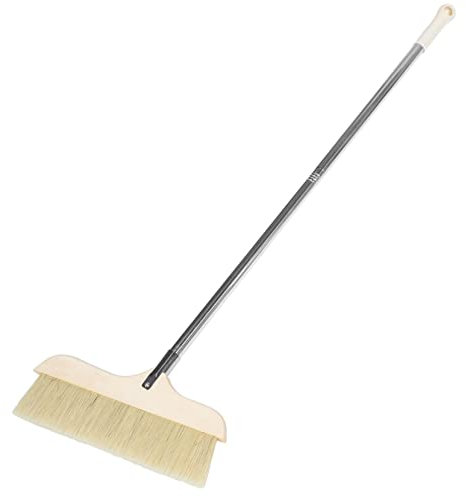 BCOATH Escoba De Cerdas Suaves con Mango Desmontable para Suelos De Madera y Cocina Escoba Interior Antielectrostática para Limpieza Hogar y Oficina