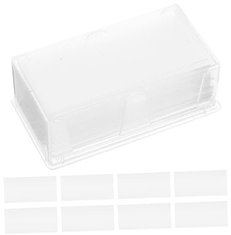OUNONA 100stücke Mikroskop-glas-objektträger Transparente Labor-glasplatten Für Präparate Vielseitig Einsetzbar Für Untersuchungen Von Wasserproben Und Wissenschaftliche Analyse