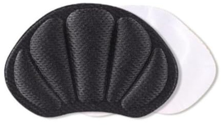 Fersenpolster, Damen-Einlegesohle, Sportschuh-Fersenpolster, hintere Fersen-Einlegesohle(Black 1)