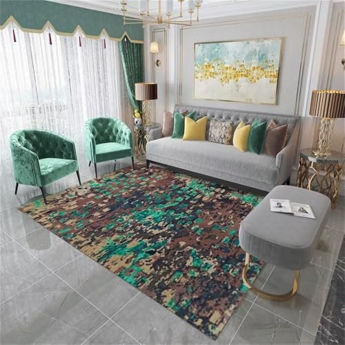 RUGMRZ Tappeto Da Cucina Antiscivolo Moquette Può essere usato per molti anni Colore verde con caldo e non sbiadisce Pavimento Balcone Esterno 160X230CM