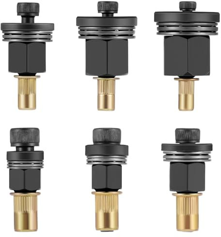 Gueenky Lot de 6 écrous à riveter manuels M3 M4 M5 M6 M8 M10 Outil de rivetage manuel Pince à écrou à riveter Mandrin Écrous à riveter Outil de rivetage manuel Accessoires pour machine à riveter