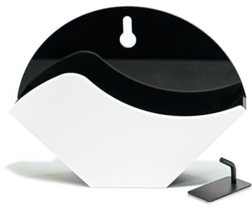 Nucelit Kaffeefilterhalter mit Deckel, Acryl, Kaffeefilter, Papierspender, Aufbewahrungsbox, Organizer, Papierregal