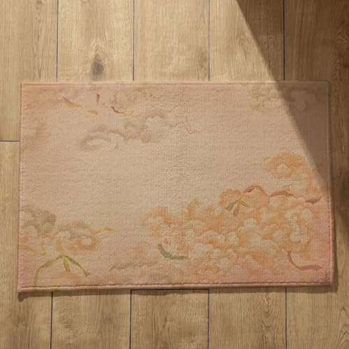 EHOMERY Zerbino Esterno Personalizzato Tappetino Bagno Assorbente Piccolo Arte retrò Zerbino Pulisci Scarpe da Esterno Zerbini Simpatici 50x80cm
