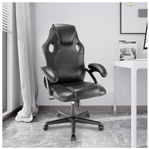 HTI living Bürostuhl Eco Daytona Schwarz Gaming Stuhl Drehstuhl Schreibtischstuhl