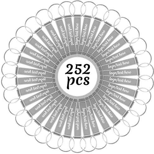 252 pezzi portachiavi apribottiglie personalizzati, bomboniere birrificio ristorante logo inciso, apribottiglie in alluminio regalo per feste personalizzati