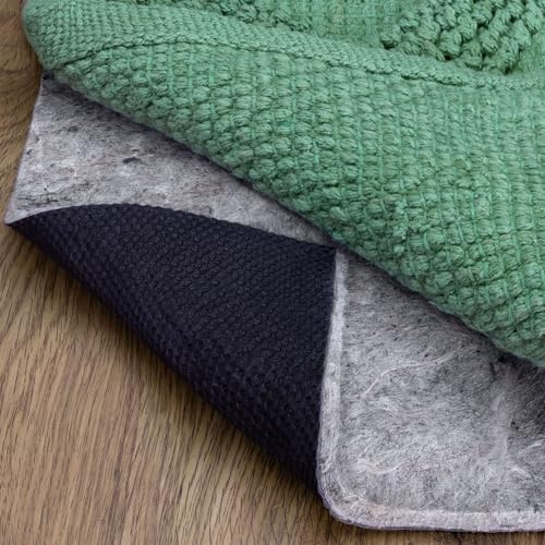 GATORGRIP Non-Slip Rug Pad, 5x7, 0.25 inch, Felt Cushion with Real Rubber Backing, Made in the USA, Great for Wood, Stone, Porcelain and Ceramic Tile, or Laminate