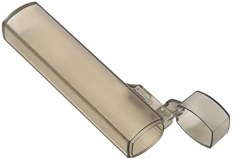 Étui à dents portable pour voyager - boîte de distributeur en plastique transparent avec couvercle | Organisateur hygiénique compact, porte-dents rechargeables pour poche ou sac à main | Alimentation