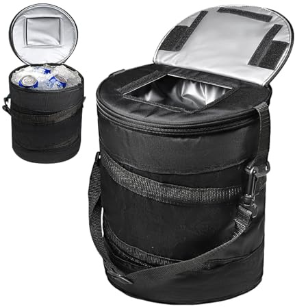 Cooler per Borsa da Golf, Zaino Portatile con Isolamento Termico, Borsa Termica Oxford di Grande Capacità per Sacca da Golf con Regolabile, per Pranzo all'Aperto Viaggio Campeggio Alimenti e Beva