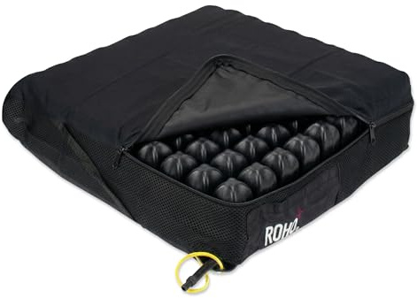 ROHO High Profile Air Cell Wheelchair Cushion 16-17 x 16-17, Standard Cover