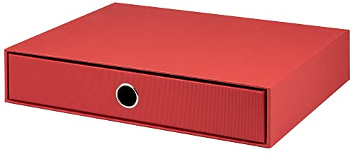 Rossler Soho A4 1 låda arkivering förvaringsbox Röd