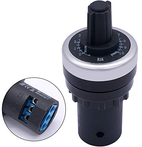 Taiss /LA42DWQ-22 1K Drehpotentiometer 22mm Wechselrichter Wandler Widerstand Drehzahlvariables Antriebs potentiometer