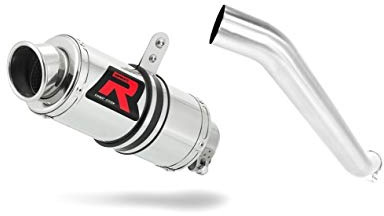 DOMINATOR Terminale di Scarico Marmitta Silenziatore GP1 compatibile con ZX6R 636 2003-2004
