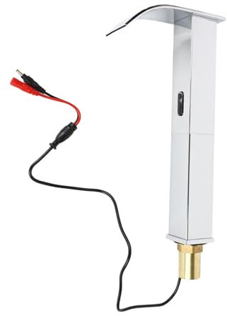 Infrared Sensor Water Tap Waterfall Medium-high Automatic High-end Inductive Copper Touchless Water Conservation Basin Faucet for Market Airport Hospital Household G1/2