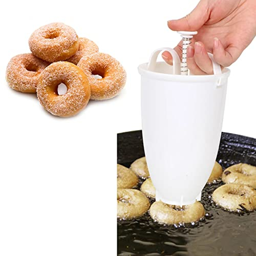 Donut-Form, einfach schnell, tragbar, Donut-Maker, manueller Waffelspender, Donut-Maschine, arabische Waffel, Kunststoff, leicht, frittieren
