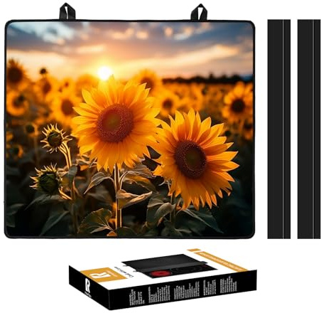 KitchenRaku Hob Cover, 61x53cm, Electric, Ceramic, Induction, Glass Hob Covers, Protects from Scratches, Heat Resistant, Space Saving, Fruit Color, Rubber Material, Hob Cover Type, 0.45kg, 1pcs