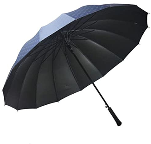 IRYZE Windsicher Regenschirm Tragbarer Automatischer Regenschirm, Großer, Winddichter Golfschirm, Gerade Regenschirmlänge Für Familie Und Kollegen Regenschirme Schirm Sturmfest (Color : E)
