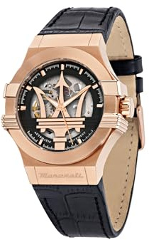Maserati Potenza herrklocka Limited Edition, automatisk, analog - R8821108017, svart, 42.00, koppel
