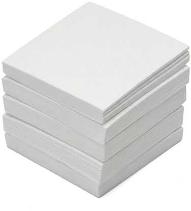 100 Sheets Microwave Kiln Shelf Paper for Glass Fusing, 4.7 Inch Ceramic Fiber Paper Insulation Ceramic Fiber Blanket