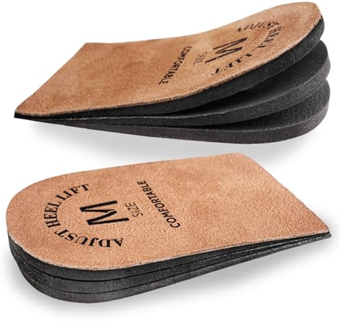 Heel Lifts for Women– Shoe Lifts for Women – Heel Pads and Heel Inserts for Heel Pain Relief – Adjustable Heel Lift – Pack of 2（M）