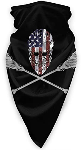 Lacrosse Helm Gekreuzt Herren Damen Stirnband Nackenwärmer Winddichter Halstuch Atmungsaktiv Gesichtsdekoration Für Motorrad Outdoor Lauf