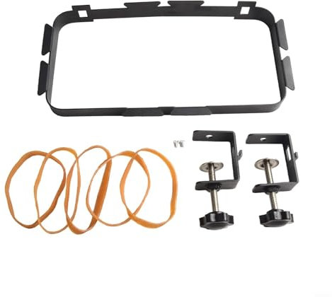 Soporte para bolsas de basura, soporte para bolsas de basura para colgar en la pared, soporte para bolsas de basura para armario, soporte mental para cocina, baño, camping, picnics