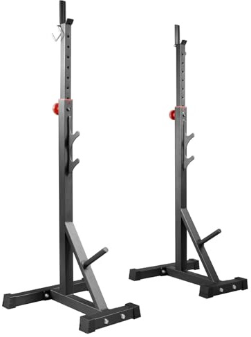 Hansson Sports® Hantelständer Hantelablage Langhantelständer Paar, m/o Langhantel Hantelstange Gewichten