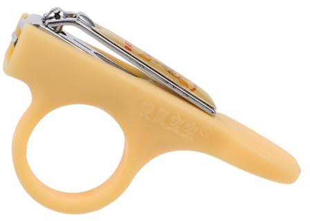 ERINGOGO Faltbarer Sicherer Babynagelknipser aus Kohlenstoffstahl mit Schutzfunktion Niedliches Design für Babys und Kleinkinder zur Sanften Nagelpflege