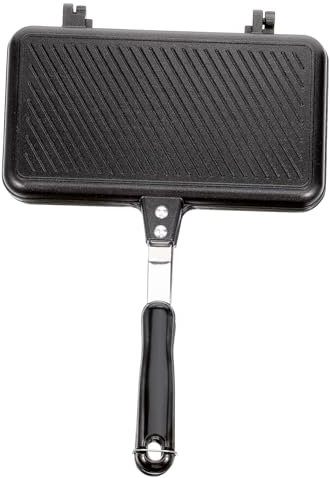 Cabilock Mesa de Planchar Plegable Sartén Antiadherente de Aluminio para Sándwiches, Diseño Ergonómico y Fácil de Usar en Uso Doméstico