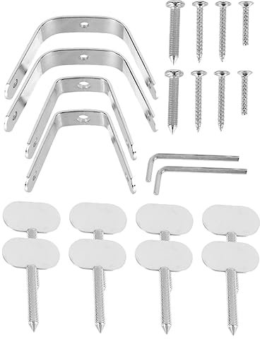 DECHOUS 2sets Spanish Ham Holder Rack Stainless Steel Household Ham Fixing Stand for Kitchen Storage Organisation