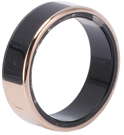 Smart Ring, Edelstahl -Smart Ring mit App Display Bildschirm IP68 Wasserfestes Echtzeit -Tracking, Mobile App -Verbindung, Zum Wandern, Radfahren, Laufen