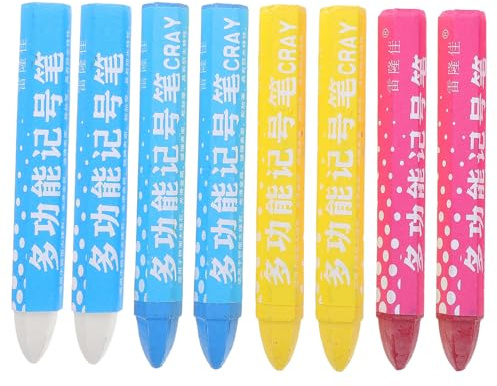 JUMPLAWN 8piezas Rotuladores Neumáticos Marcadores Para Automóviles Crayones Para Colores Surtidos Fácil Marcado