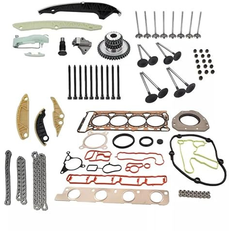 NSGMXT Set catena di controllo con valvola di ingresso/uscita, compatibile con G0lf Sha-ran A3 A4 1.8 2.0 TFSI TSI CAD CBF 06H109509Q 06H109469T