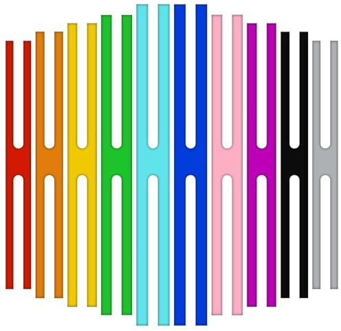 10 Stück Silikon Gummibänder Breit, Gummiringe Groß, Dicke Haushaltsgummis, Bunte Silikon-Gummiringe, Wiederverwendbar für Verpackung, Spardosen, Karten, Bastelarbeiten, Büro, Zuhause, Schulbedarf